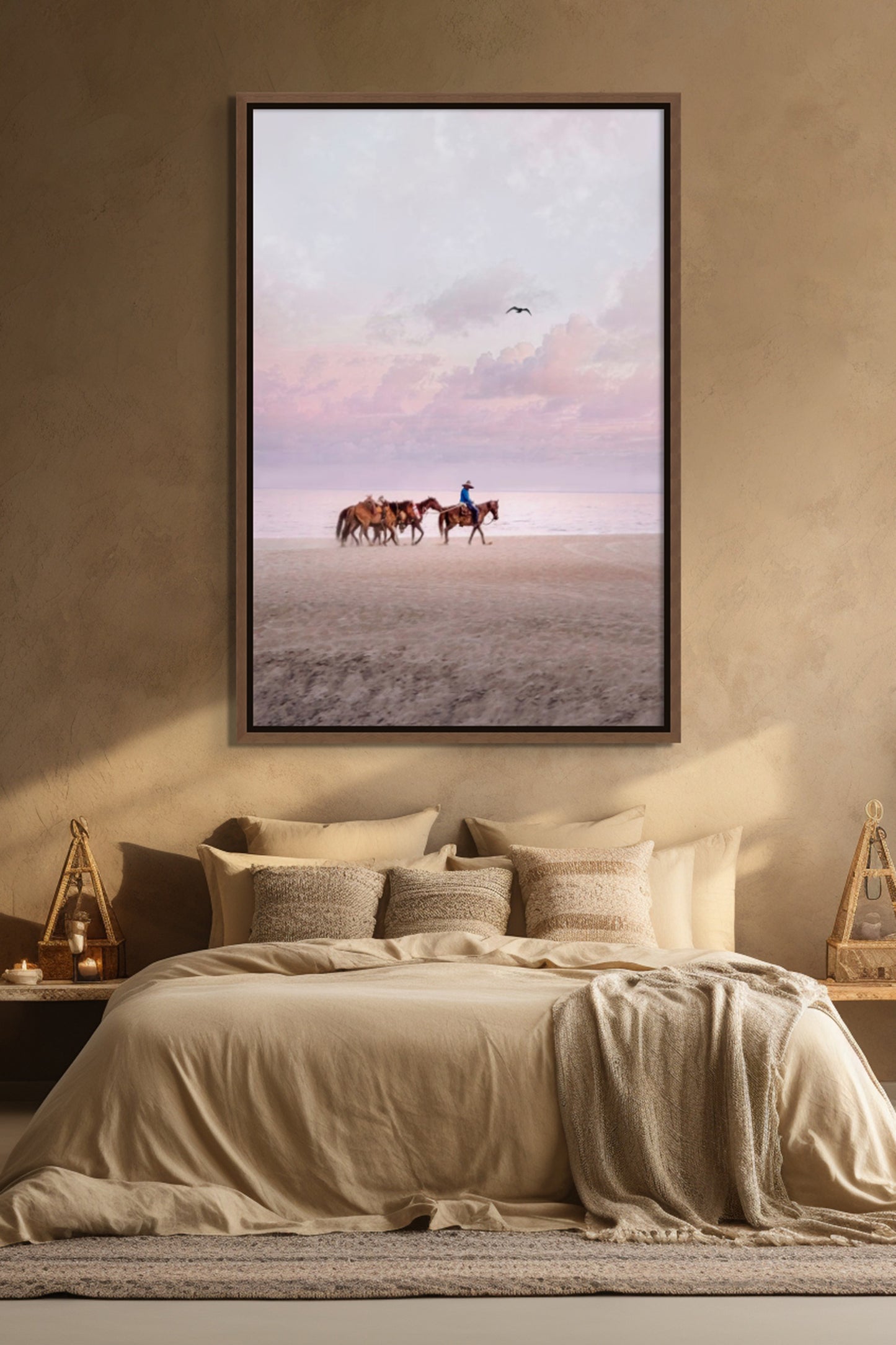Title: Caballos En La Playa