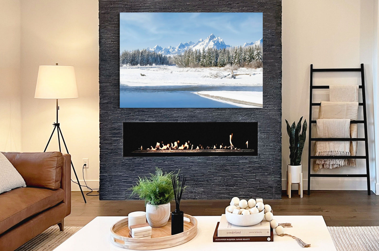 Title: Snake River Snow