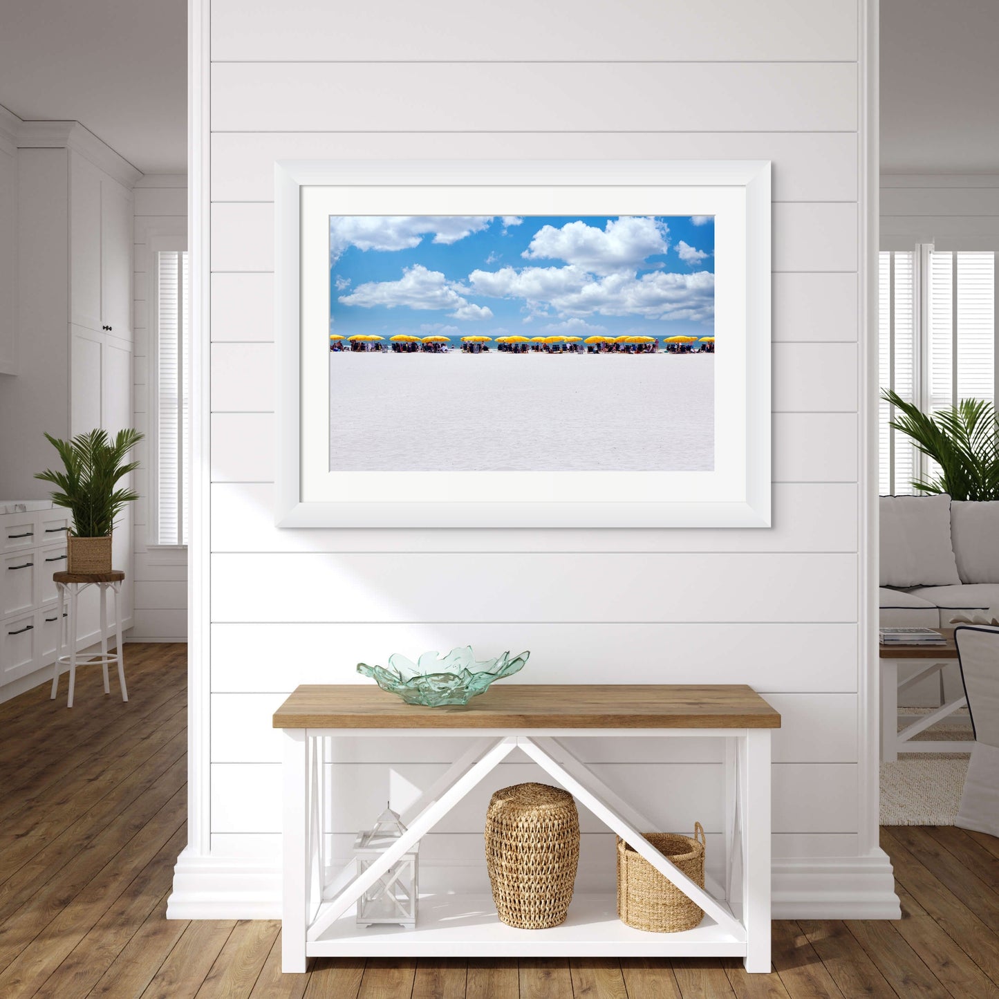 Title: Yellow Umbrellas