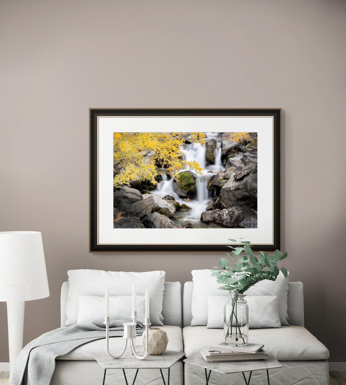 Title: Autumn Cascade