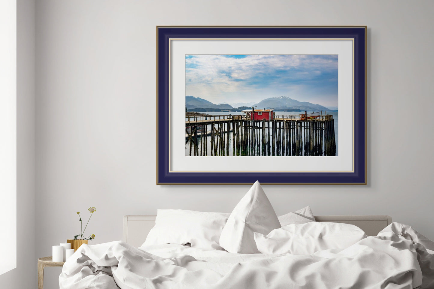 Title:    The Docks of Icy Strait